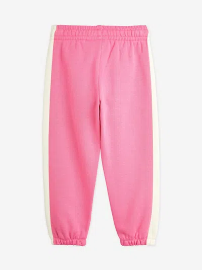 Mini Rodini Society Track Pants In Pink