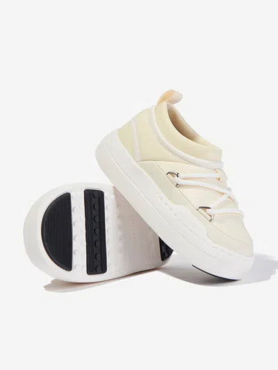 Moon Boot Girls Jr Park Icon Trainers Ivory Eu 30 Uk 12 By Childsplay Clothing In Ivory