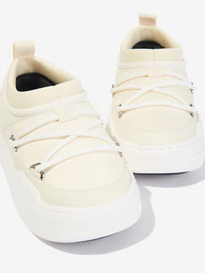 Moon Boot Girls Jr Park Icon Trainers Ivory Eu 30 Uk 12 By Childsplay Clothing In Ivory