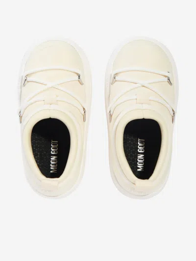 Moon Boot Girls Jr Park Icon Trainers Ivory Eu 30 Uk 12 By Childsplay Clothing In Ivory