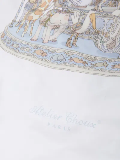 Atelier Choux Baby Boys Carousel Fitted Sheets In Blue