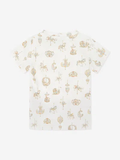 Atelier Choux Baby Carousel T-shirt In White