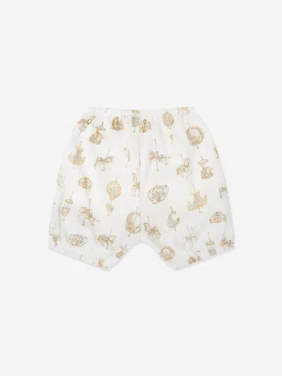 Atelier Choux Baby Carousel Bloomers In White