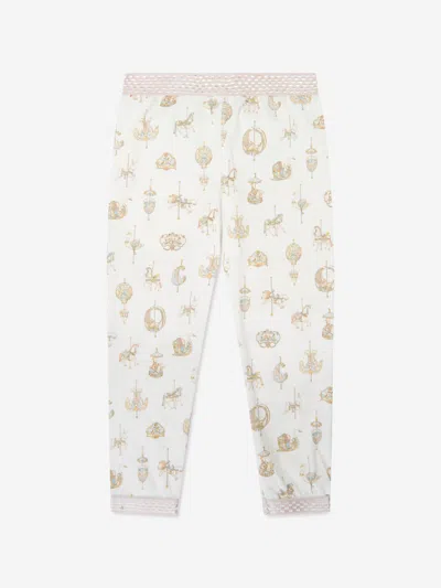 Atelier Choux Kids Carousel Loungewear Set In White