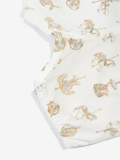 Atelier Choux Baby Carousel Bloomers In White