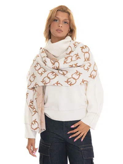 Shop Pinko Friularo Scarf In Beige