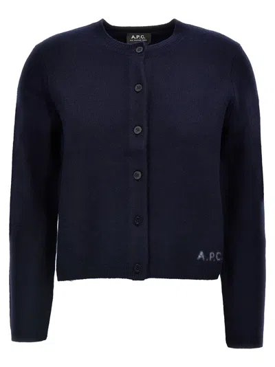 Apc A.p.c. Mila Virgin Wool Cardigan
