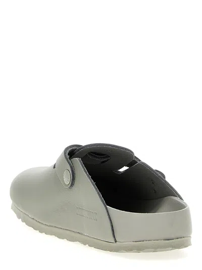 Birkenstock Boston Exquisite Leather Buckle Clogs