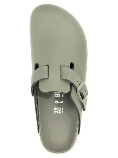 Birkenstock Boston Exquisite Leather Buckle Clogs
