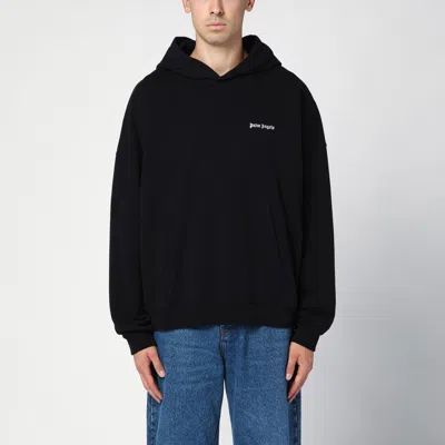 Palm Angels Brand-embroidery Kangaroo-pocket Relaxed-fit Cotton-jersey Hoody