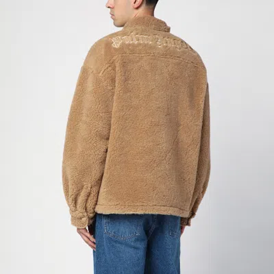Palm Angels Camel Bear In Mind Overshirt