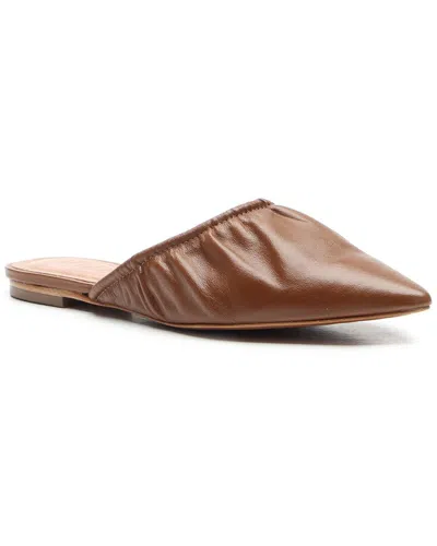 Vicenza Burnie Leather Mule In Brown