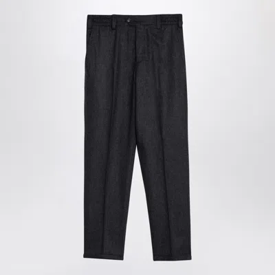 Pt Torino Wool Trousers With Concealead Closure