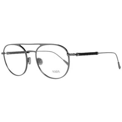 Tod's Silver Men Optical Frames In Silver