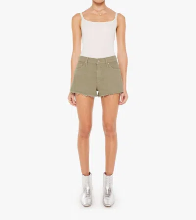Mother The Dodger Frayed Denim Shorts In Multi