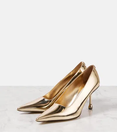 Jimmy Choo Ixia 80 Dã© In Gold
