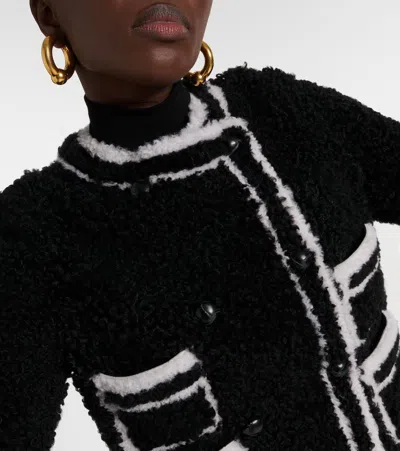 Blancha Shearling Jacket In Black