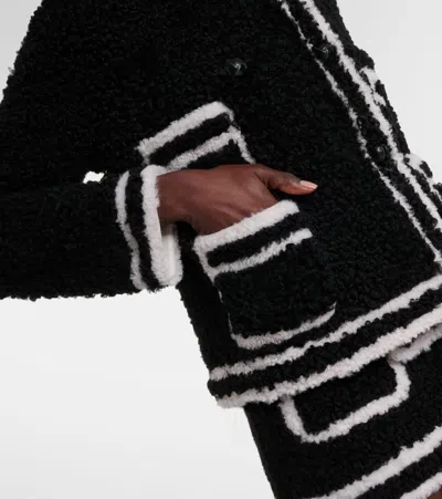 Blancha Shearling Jacket In Black