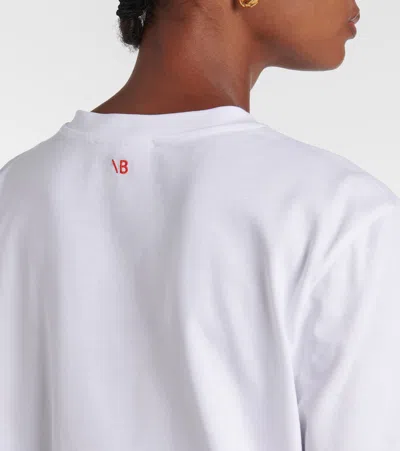Victoria Beckham Fashion Stole My Smile White T-shirt In White