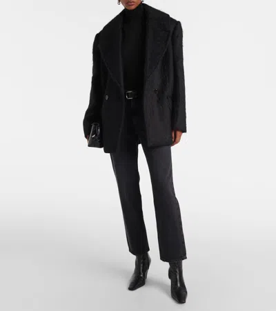 Agolde Organic-cotton Straight-leg Jeans In Black