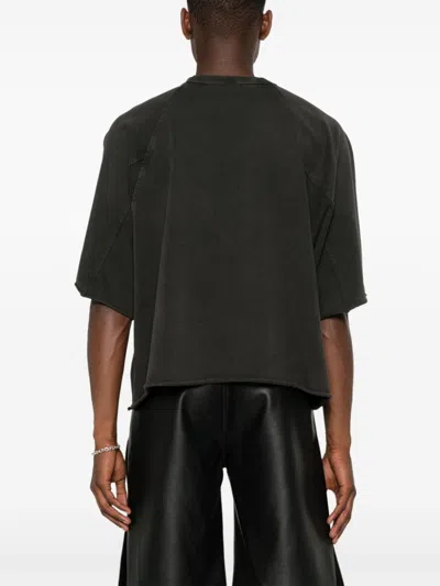 Entire Studios Boxy Silhouette Cotton T-shirt In Black