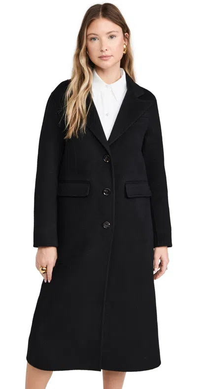 Rails Gallery Coat Black In Black