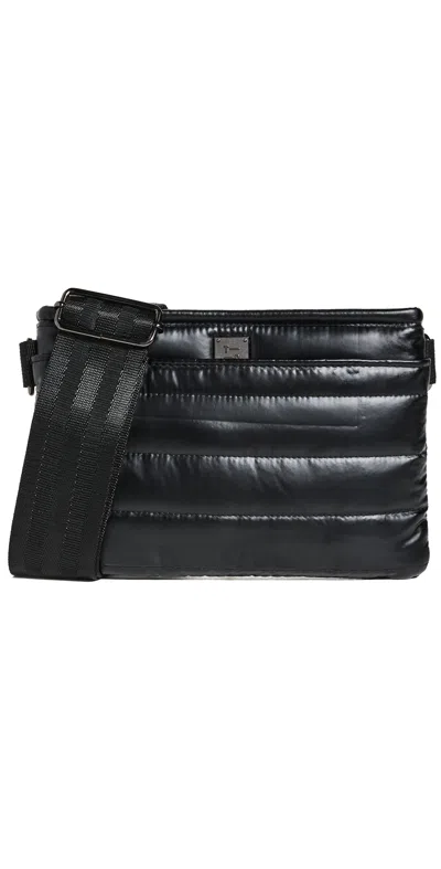 Think Royln The Original Bum Bag Pearl Black/black/black Web In Pearl Black/black/black Web