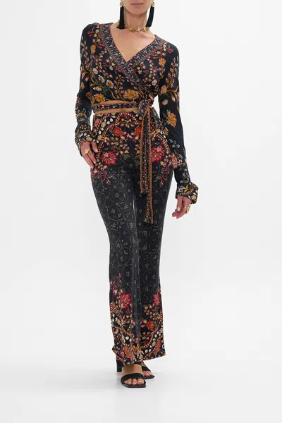 Camilla Long Sleeve Wrap Top Loom To Tomb