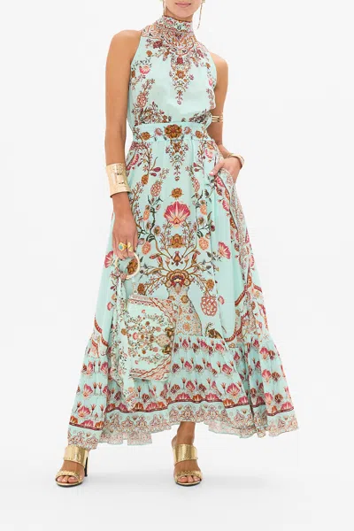 Camilla Necktie Dress With Elasticated Waist Weaving Worlds