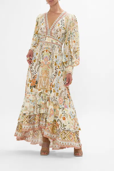 Camilla Long Button Front Dress In Honour Of Heirlooms