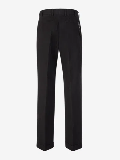 PT01 PT01 COTTON FORMAL TROUSERS 