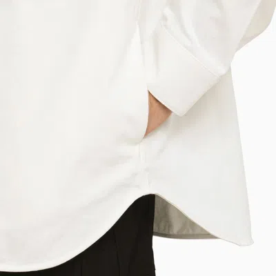 Shop Jil Sander White Denim Shirt Men