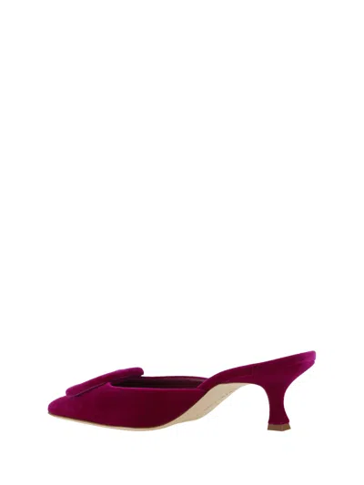 Manolo Blahnik Pumps In Red