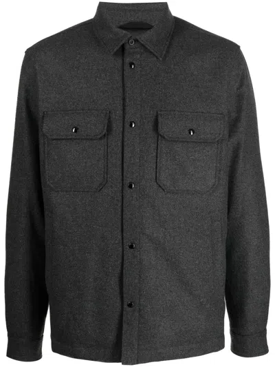 Woolrich Two-pocket Button-up Shirt Jacket