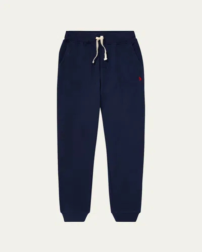Polo Ralph Lauren Logo-embroidered Drawstring Track Pants In Refined Navy