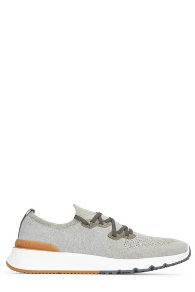 Shop Brunello Cucinelli Knitted Low In Multi