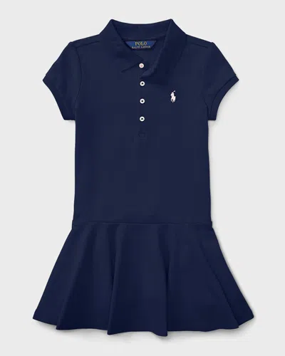 Polo Ralph Lauren Toddler Girls Polo Dress In Refined Navy