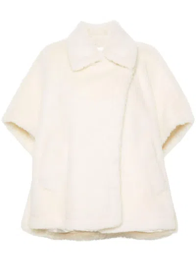 Max Mara Capes In White