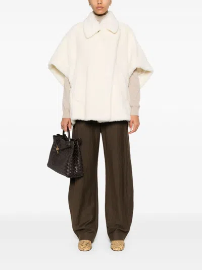 Max Mara Capes In White