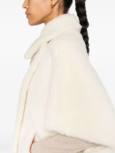 Max Mara Capes In White