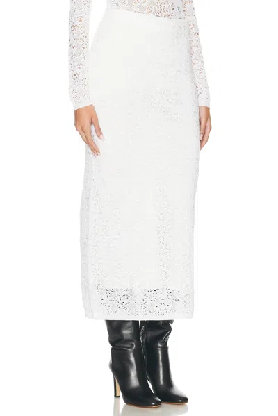 Gabriela Hearst Tanguy Skirt In Ivory