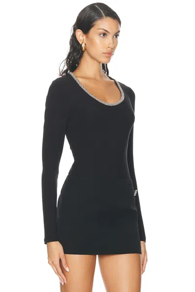 Simkhai Janay U-neck Top In Black