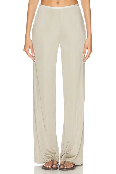Helmut Lang Fluid Car Liquid Trouser In Dune