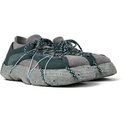 Camper Roku Chunky-sole Lace-up Sneakers In Green,blue,grey