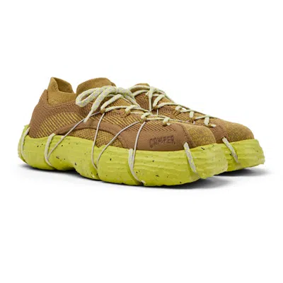 Camper Roku Low-top Sneakers In Brown,yellow