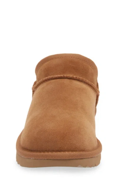 Ugg ® Kids' Classic Faux Shearling Slipper In Chestnut