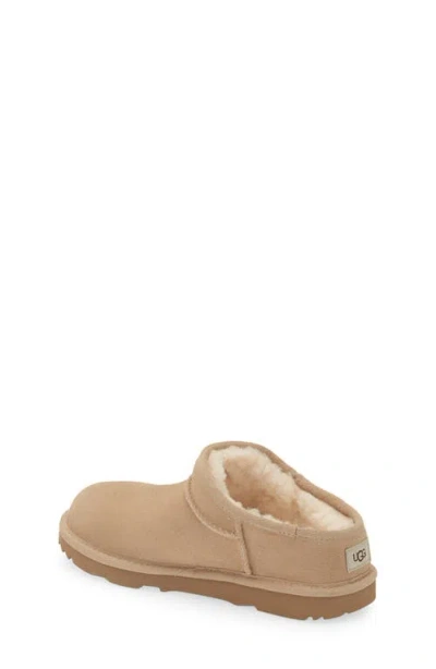 Ugg ® Kids' Classic Faux Shearling Slipper In Sand