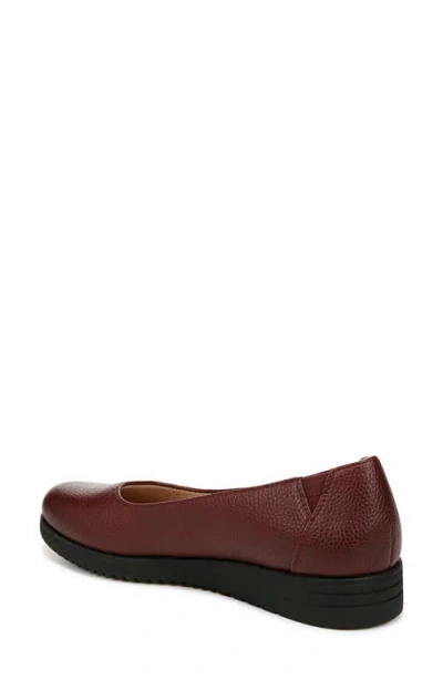 Soul Naturalizer Idea Ballet Wedge Slip-on Flat In Wine Faux Leather