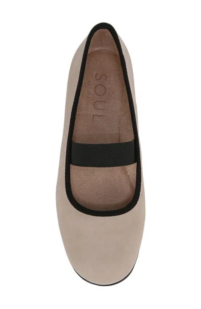 Soul Naturalizer Brilliant May Jane Ballet Flats In Tan Faux Leather