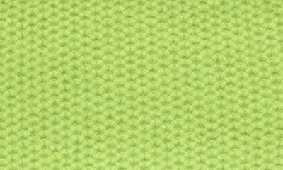 Portolano Honeycomb Stitch Cashmere Headband In Celery Green